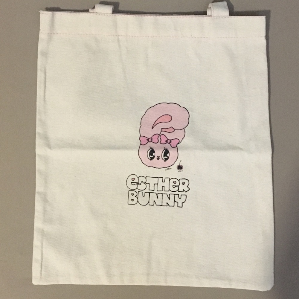 Esther Bunny Canvas Tote